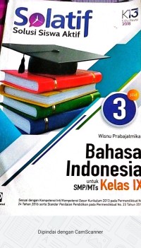 Image of Bahasa Indonesia SMP/MTs Kelas IX