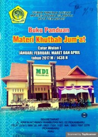 Image of Buku Panduan Materi Khutbah Jum'at
