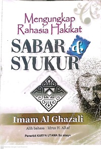 Image of Mengungkap Rahasia Hakikat Sabar dan Syukur