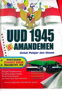 Image of Undang-Undang 1945 Amandemen untuk Pelajar dan Umum